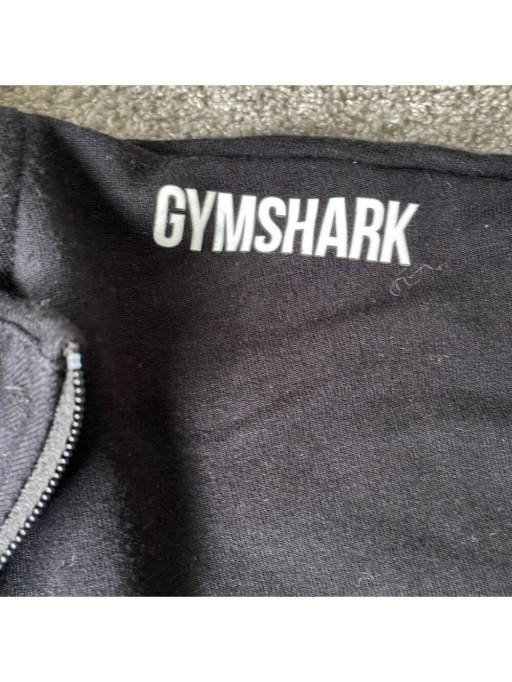 VGC Gymshark 1/4 Zip Cropped Top with Front Pocket - Size Small - Picture 5 of 5